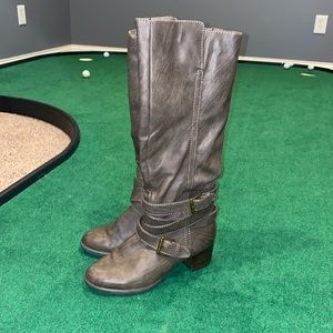 Charcoal Gray Boots
